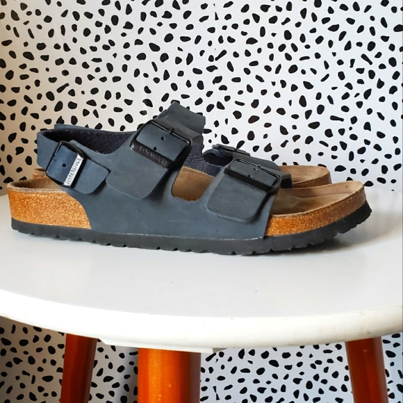 birkenstock milano suede